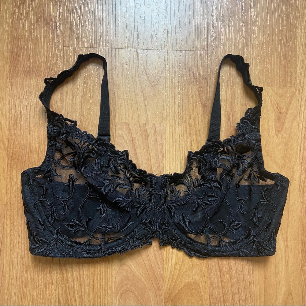 Soma Women’s Black Lace Bra Size 36D